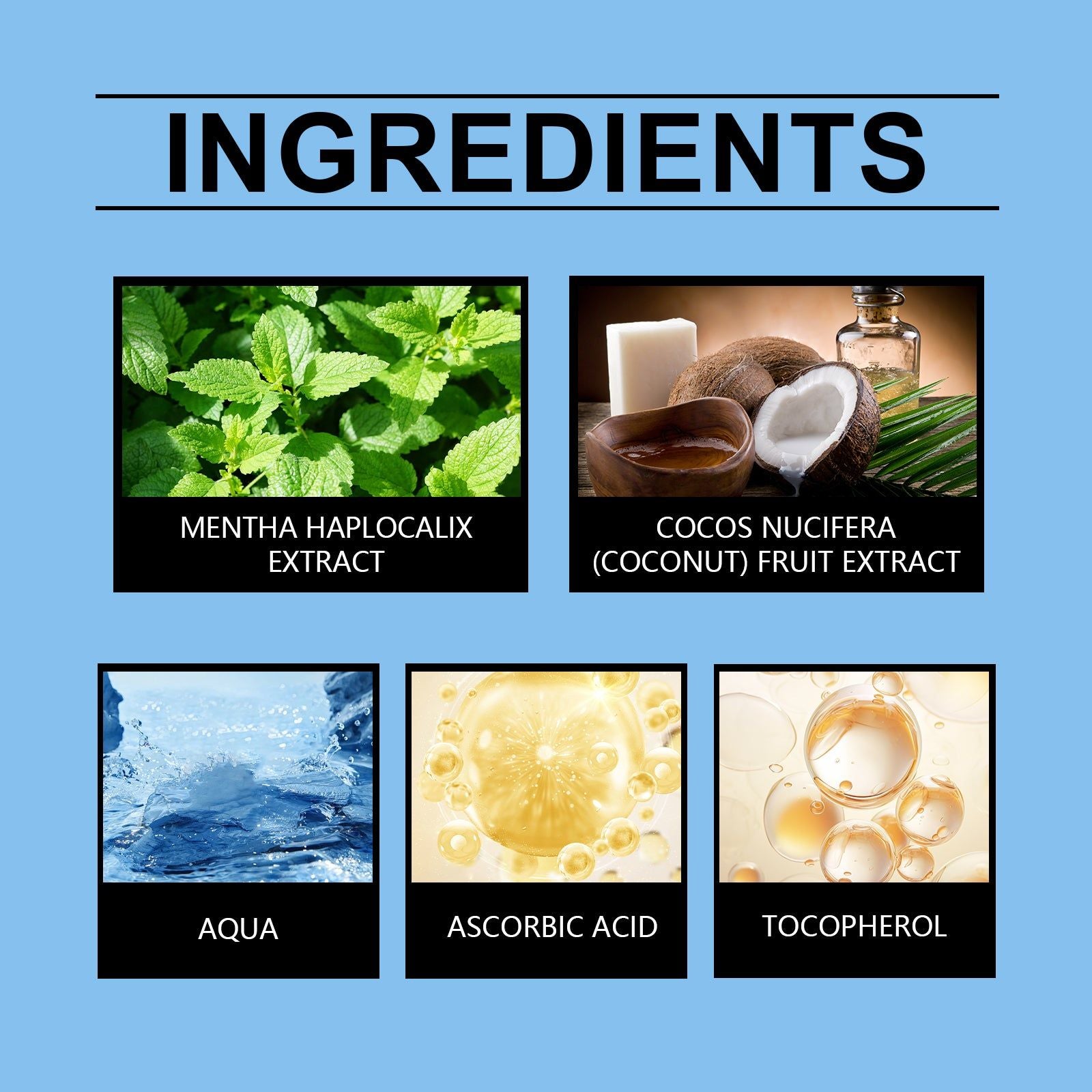 Coconut Mint Teeth Whitening Oil, Fresh Breath, Stain Removal, Oral Care, Natural, Anti-Aging ,1set