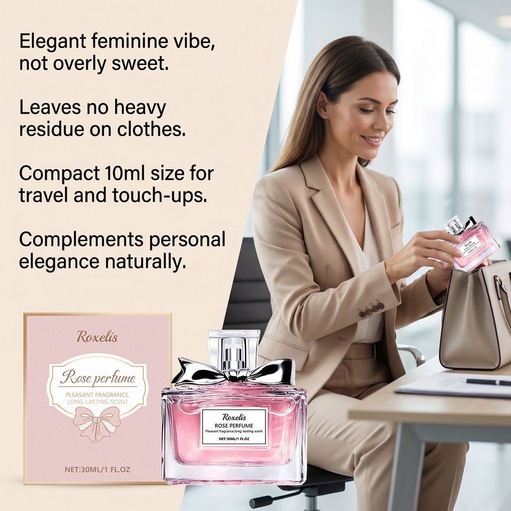 30ml Rose Perfume with Floral and Romantic Fragrance