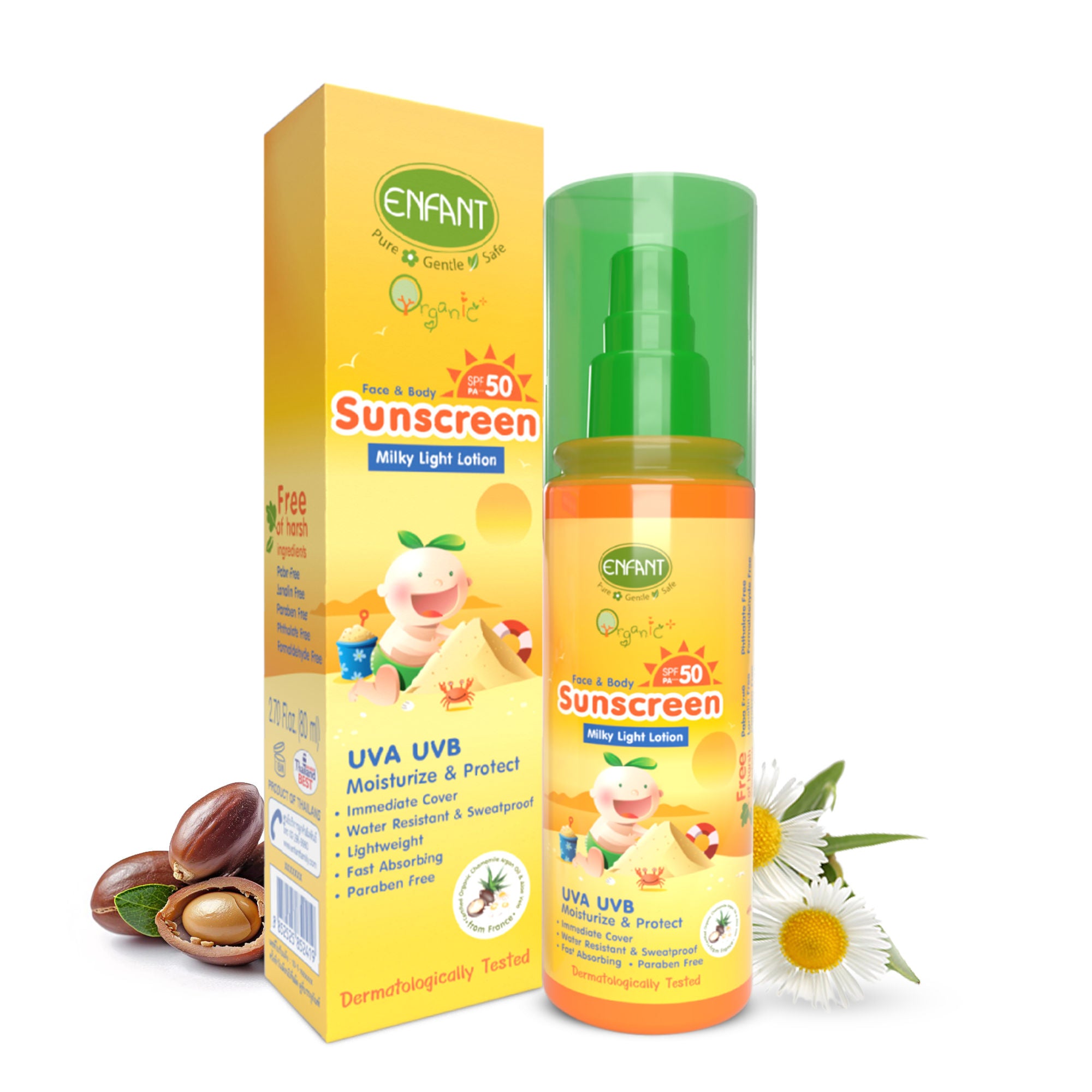 ENFANT Face & Body Sunscreen Lotion 70ml