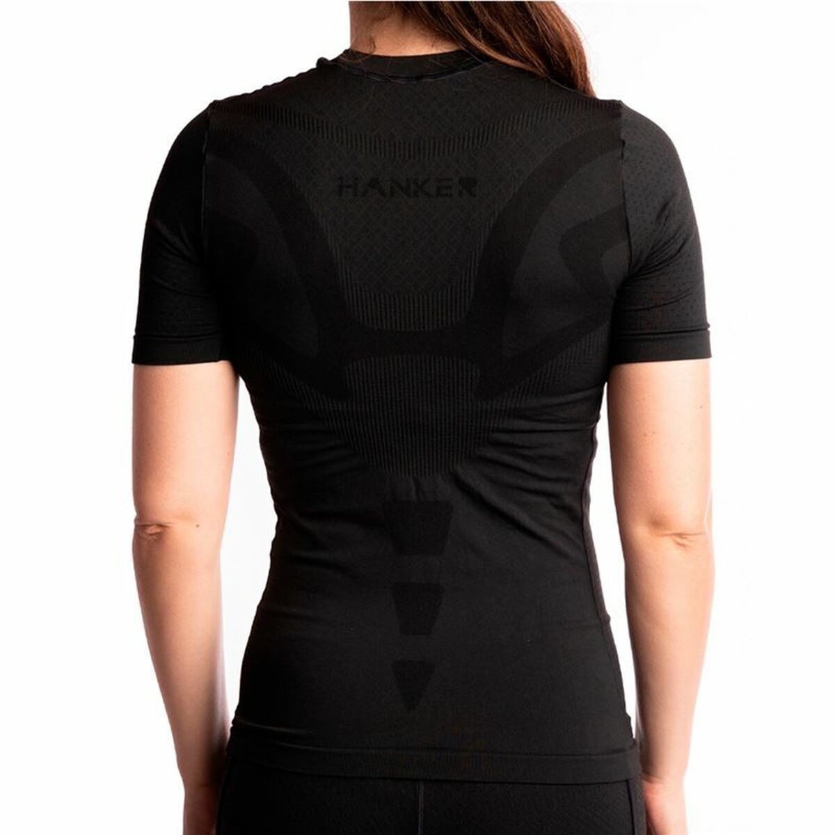 تي شيرت رجالي بأكمام قصيرة Hanker أسود