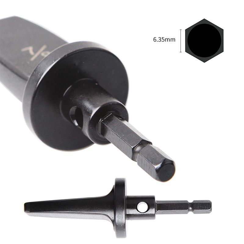 5pcs Swaging Tool Drill Bit Set Tube Pipes Expander Air Conditioner Cross Screwdriver Drill