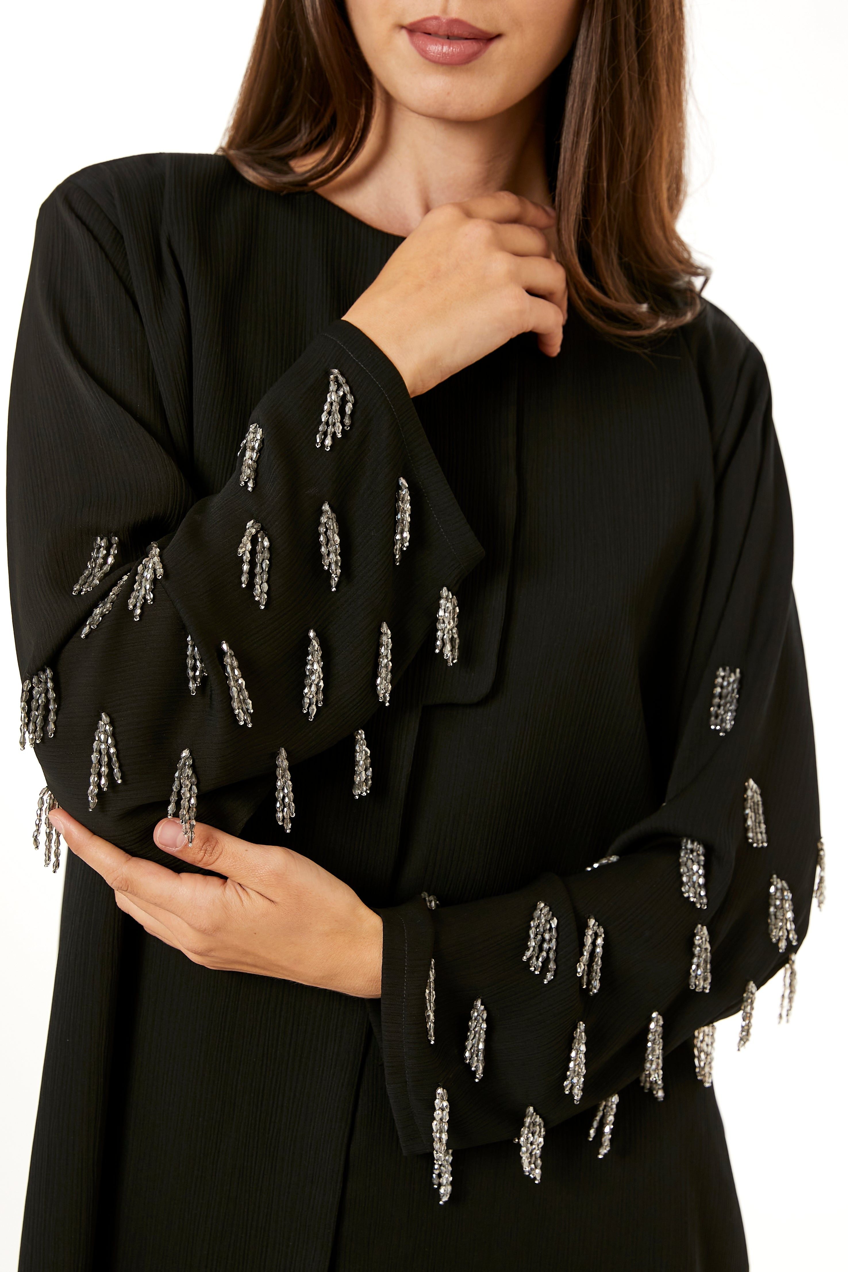 Black Zoom Top and Pants Set
