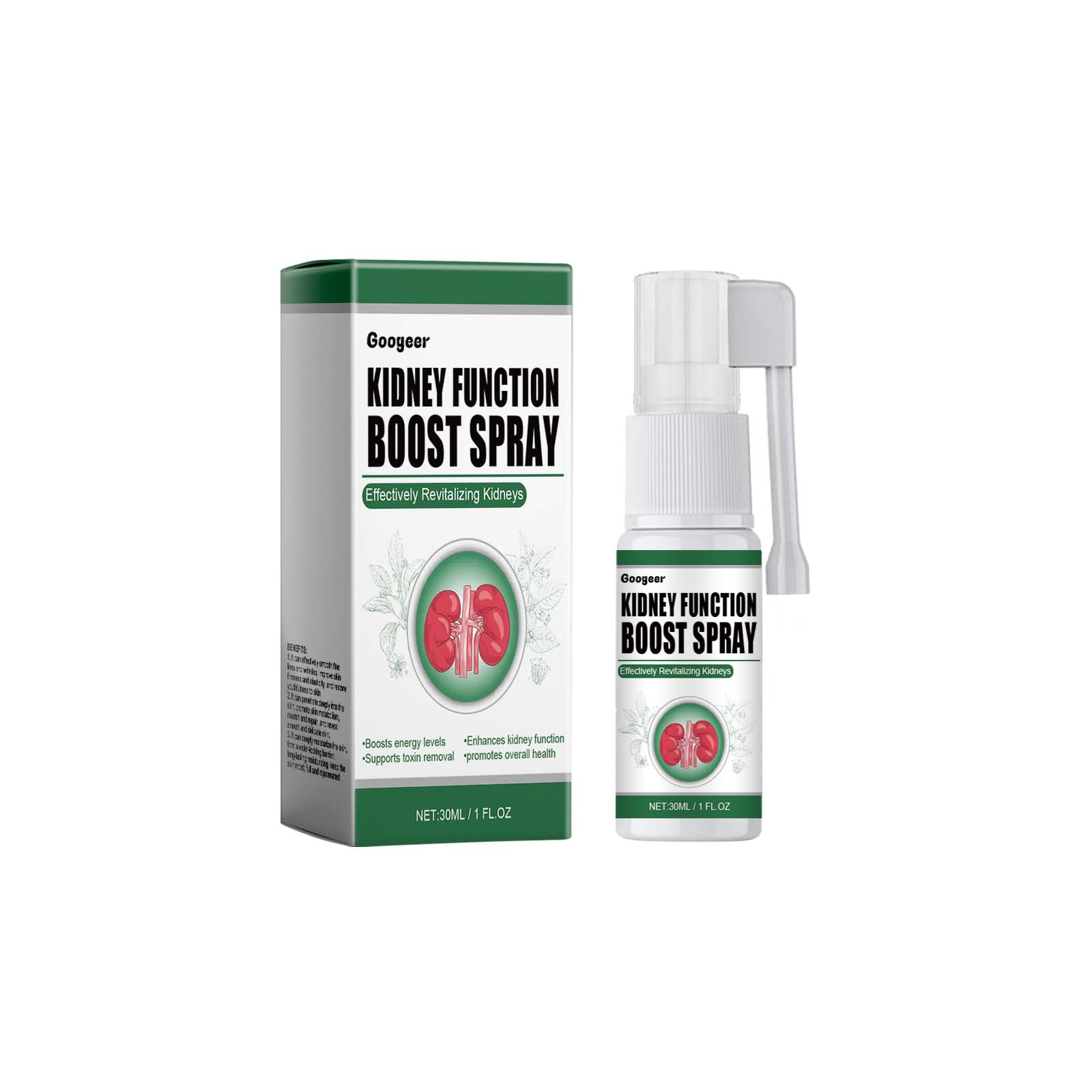 Revitalize Your Body with Natural Herbal Kidney Support, Fast Relief, Easy Spray ,30ml