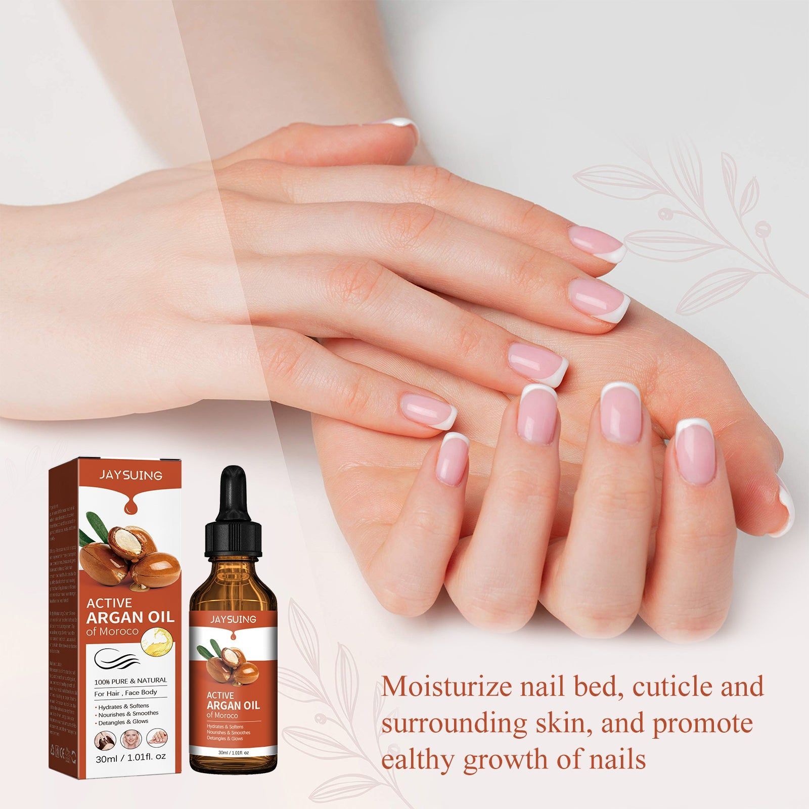Argan Oil for Hair Skin Nails, Moisturizing Repair, Nourishing Essential Oil ,30ml