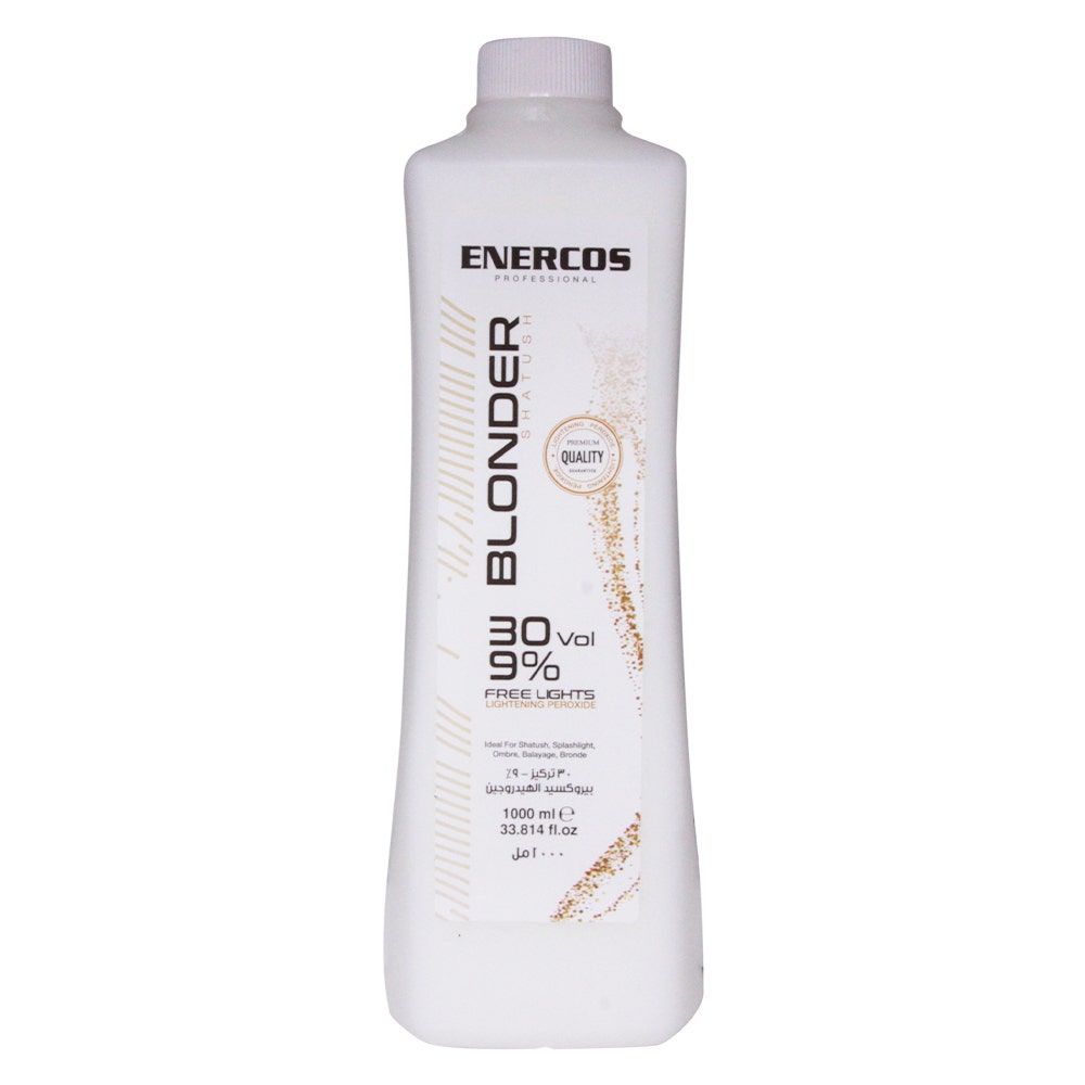 Enercos Professional Blonder Shatush Peroxide, 30 Vol 9%, 1000ml