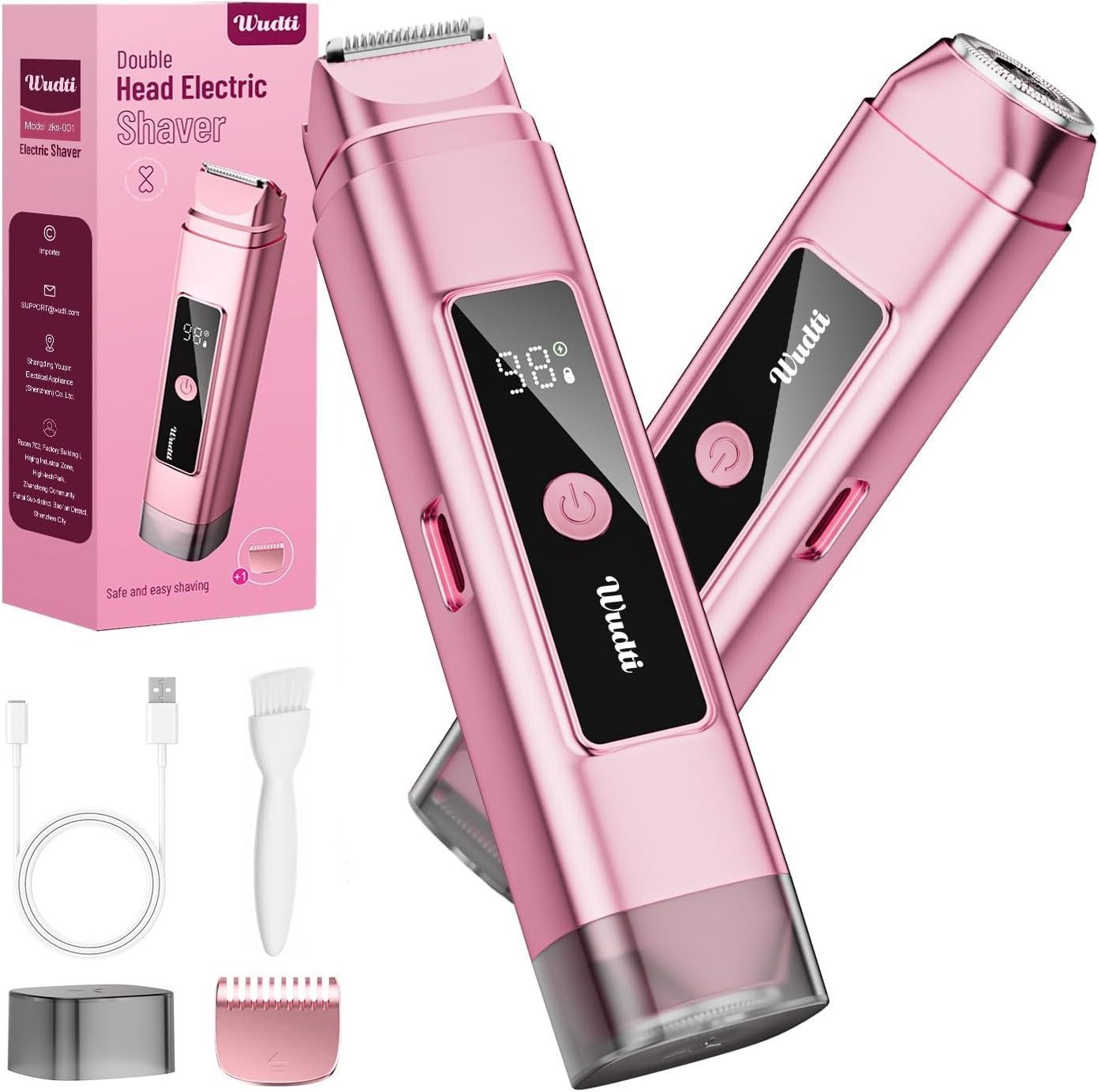 Dual-Head Women's Hair Remover Trimmer