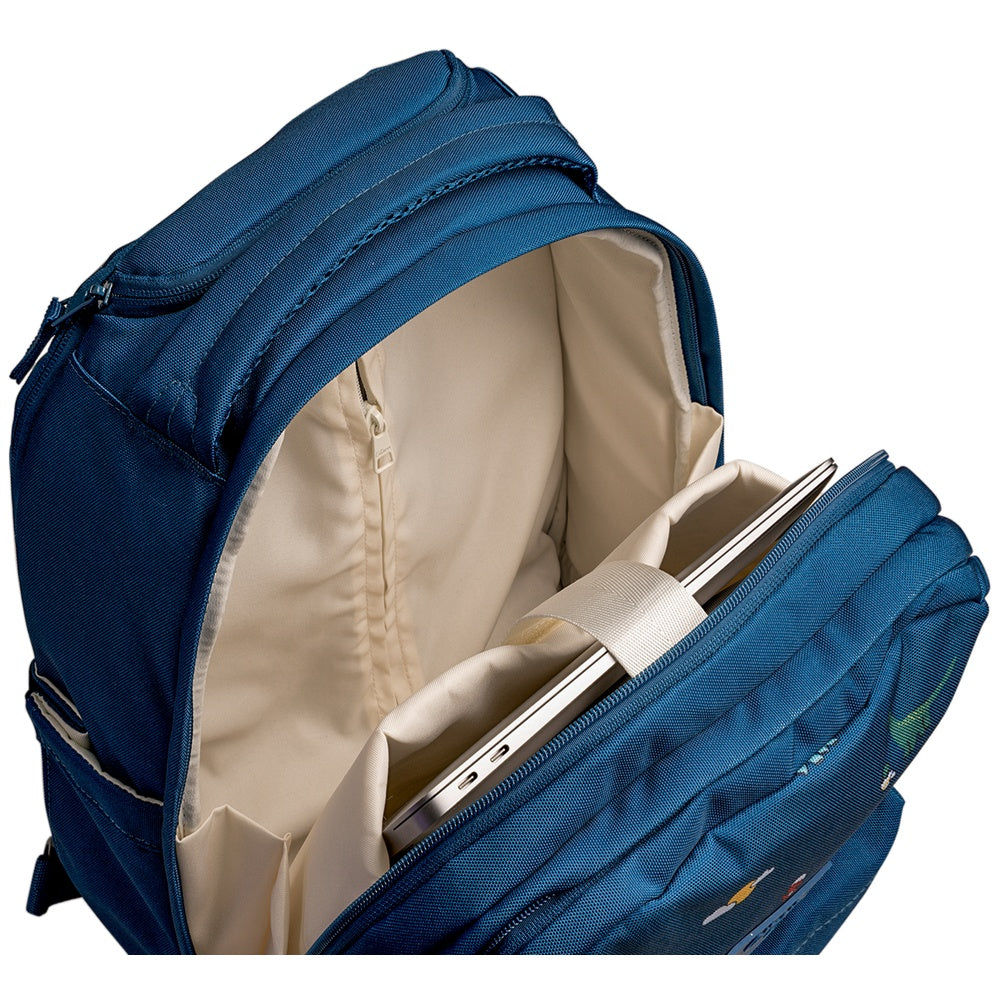 Citron Trolley Bag - Blue Dino