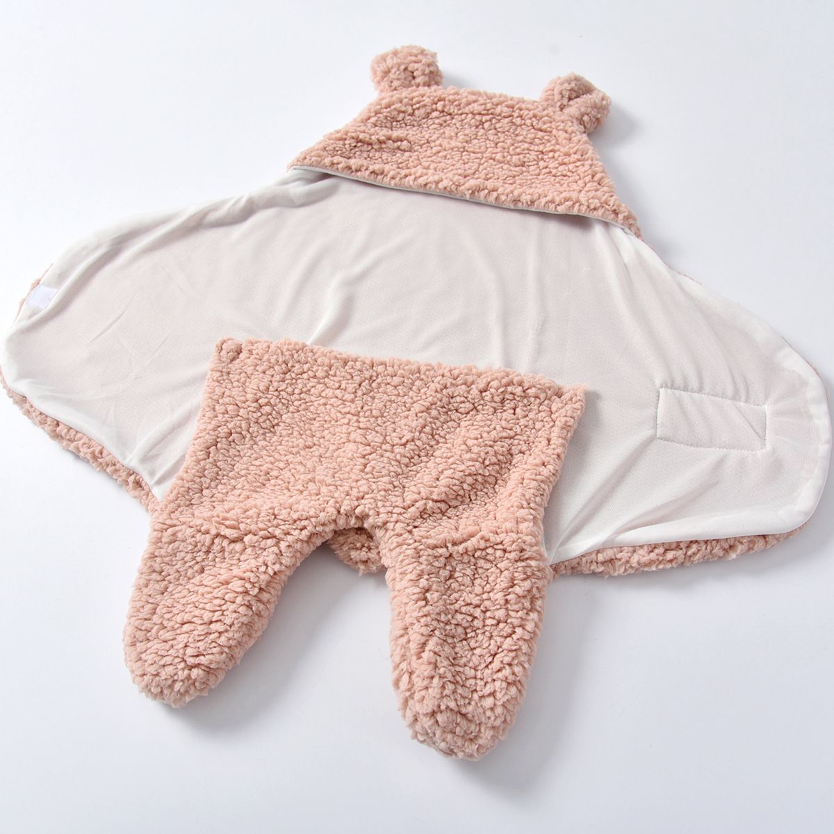 Newborn Baby Sleeping Bag Baby Fleece Blanket Winter Warm Swaddle Wrap Sleeping Sack