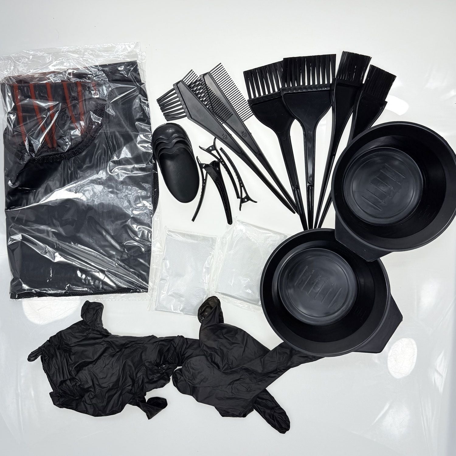 23Pcs Professional Hair Dye Kit with Bowl, Comb & Cape