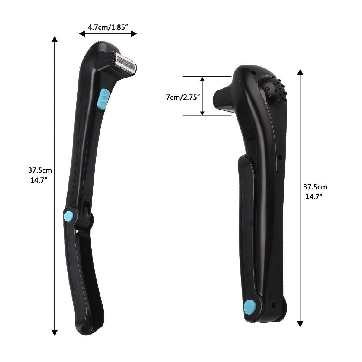 Foldable Rechargeable Back Hair Trimmer