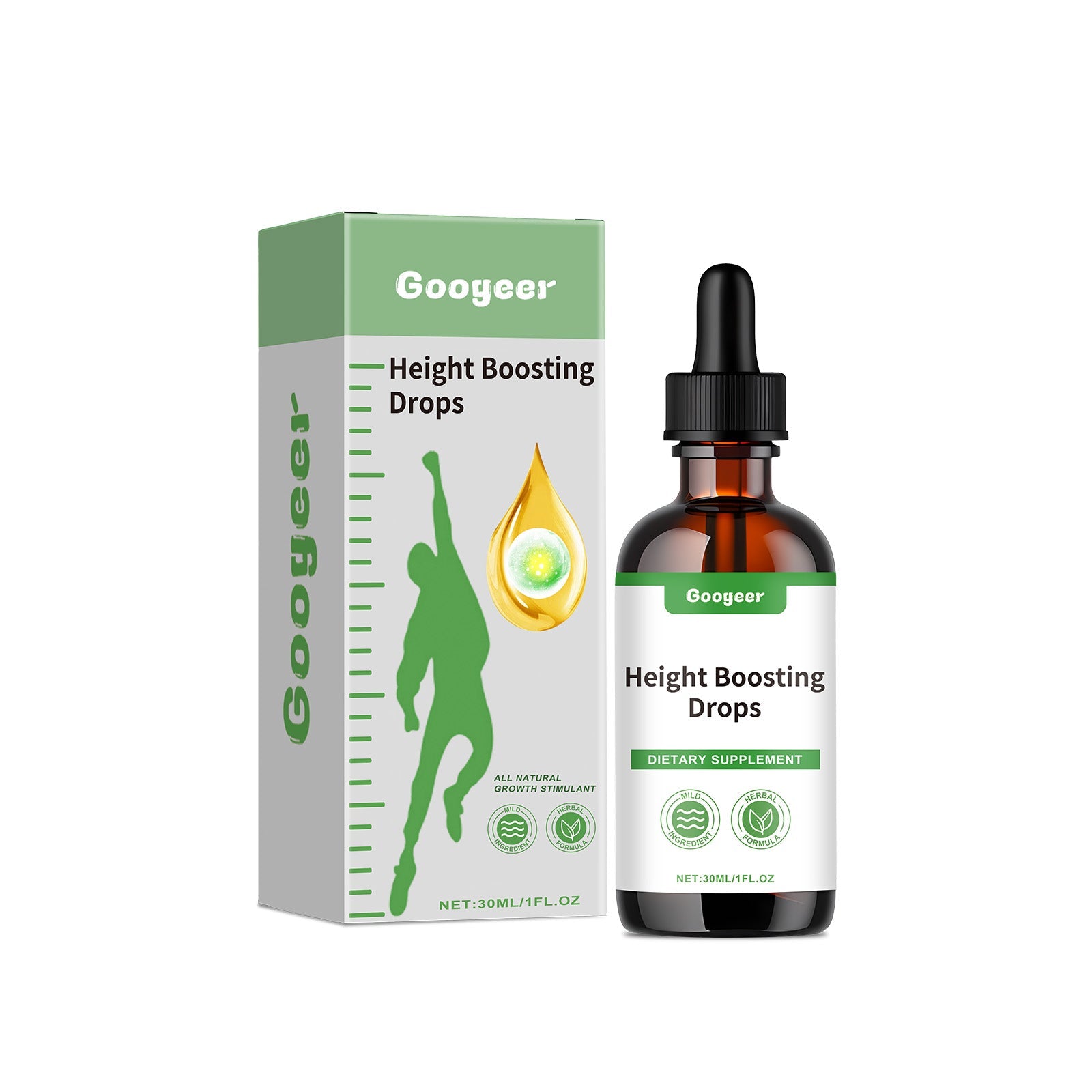 Boost Height Naturally with Chinese Herbal Body Care Drops, Enhance Vitality and Bone Health ,30ml