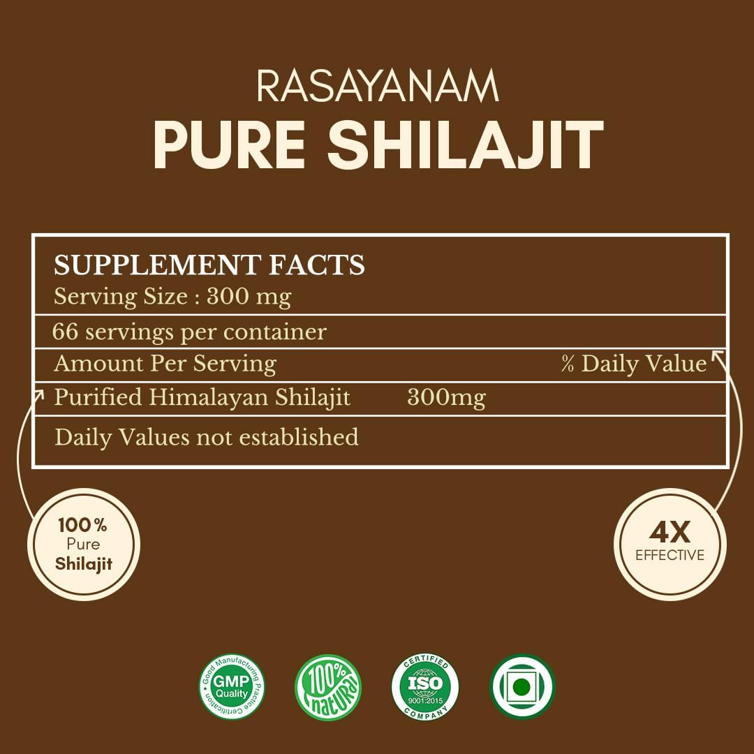 Rasayanam Pure Shilajit Resin 20gm