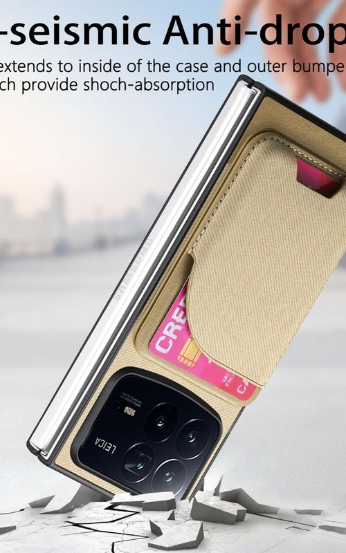 Twill Fabric Leather Skin Phone Case For Xiaomi Mix Fold 4