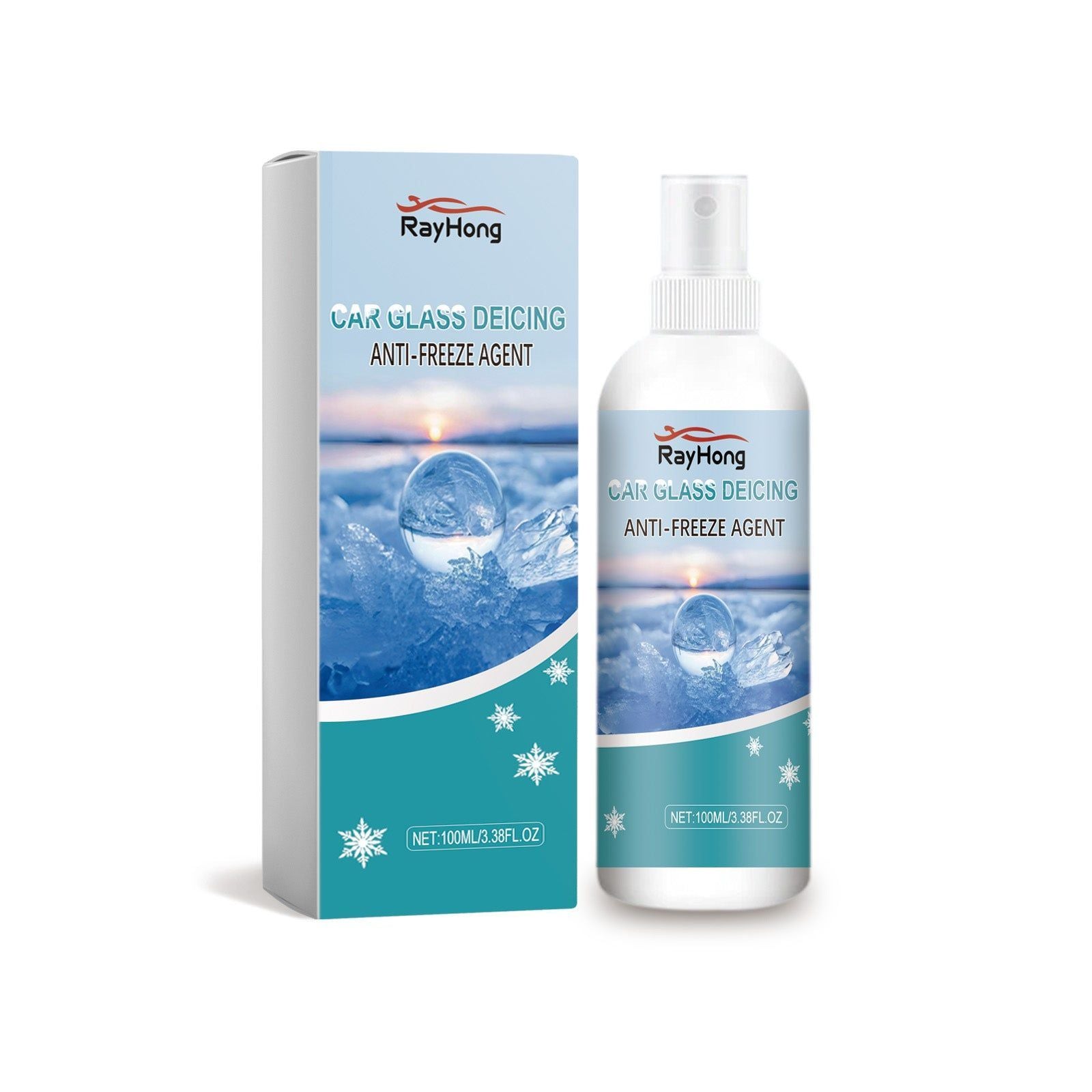 Automotive Glass Deicing Anti-Fog, Winter Car Care, Scratch Protection ,100ml