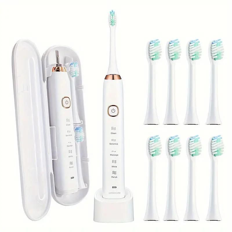فرشاة أسنان كهربائية صوتية Sarmocare S100 مقاومة للماء بمعيار IPX7