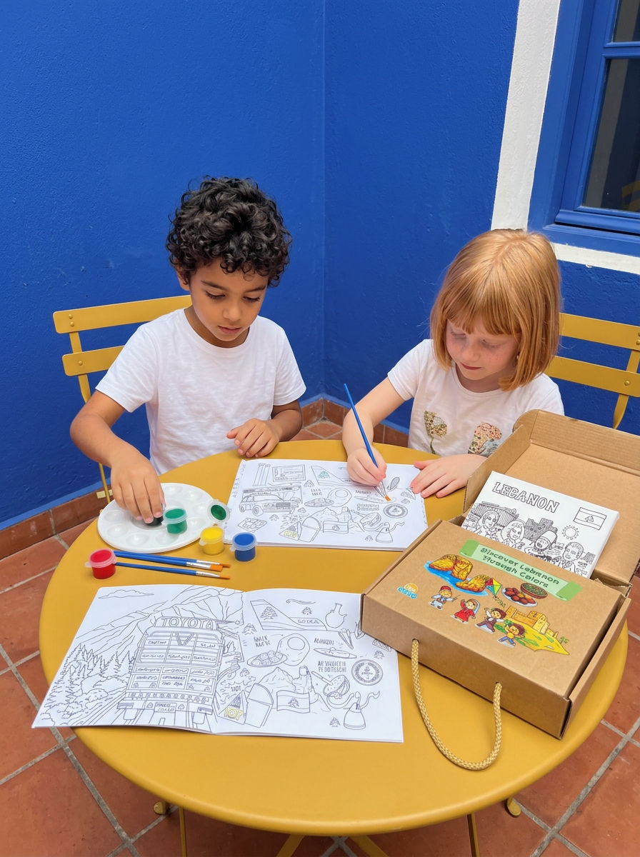 Kids Zone Discover Lebanon Through Color - Box Set
