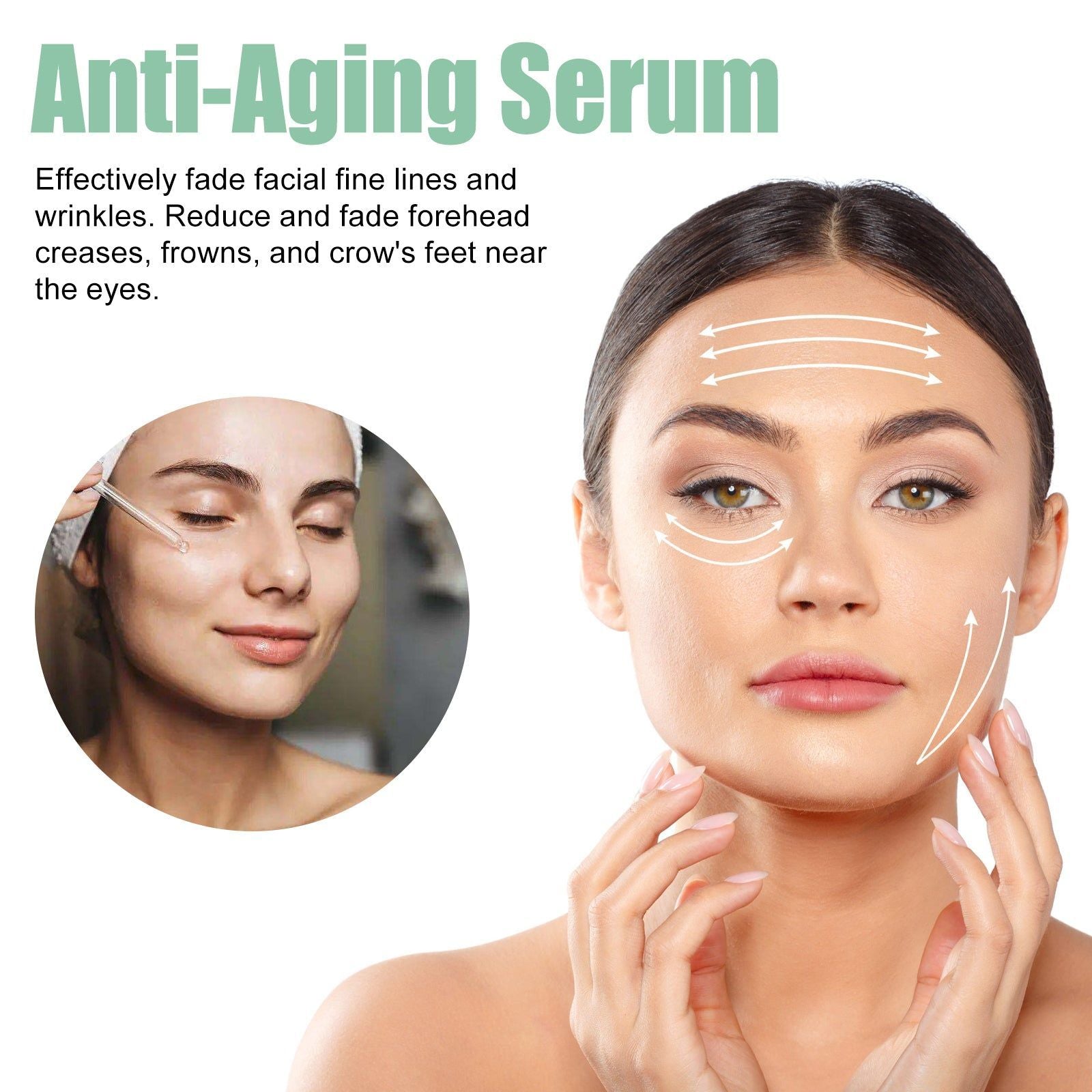Anti-Aging Serum, Fade Fine Lines, Brightening, Moisturizing, Firming, Youthful Glow ,30ml