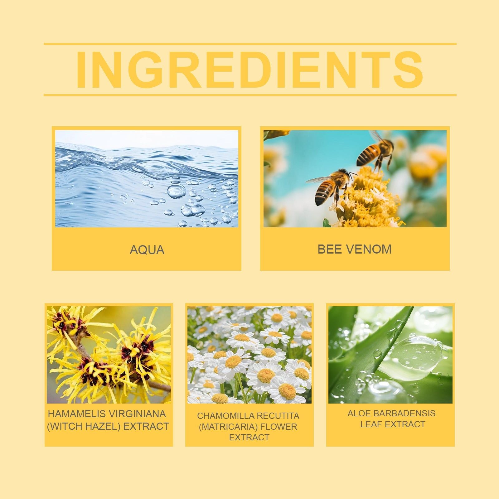 Bee Venom Cream for Bunion Pain, Joint Inflammation, Natural Relief ,20g
