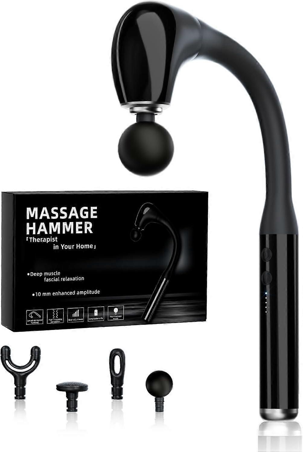 Deep Tissue Massage Gun With 4 Attachments and Quiet Motor