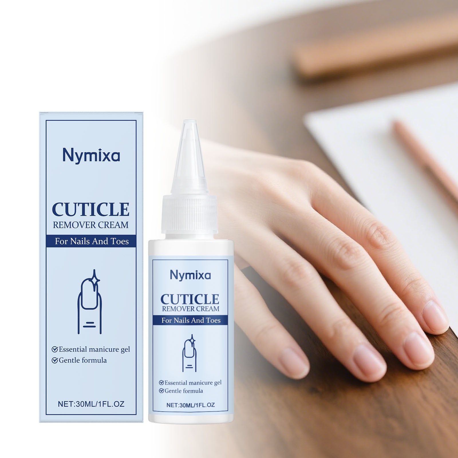 Cuticle Treatment Gel, Moisturizes, Softens, and Smooths Nails, Daily Care ,30ml
