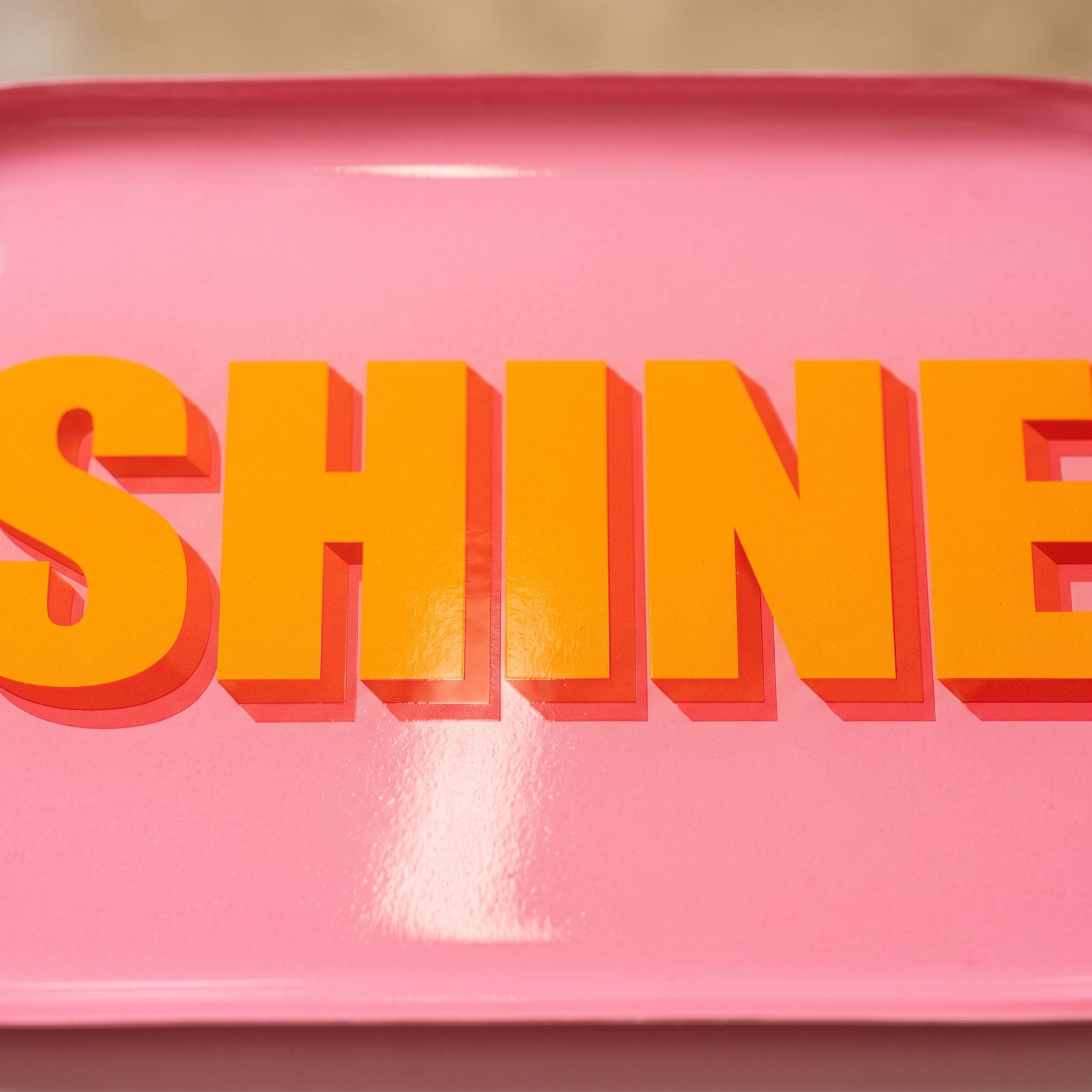 Tati deco Motivational quote tray set