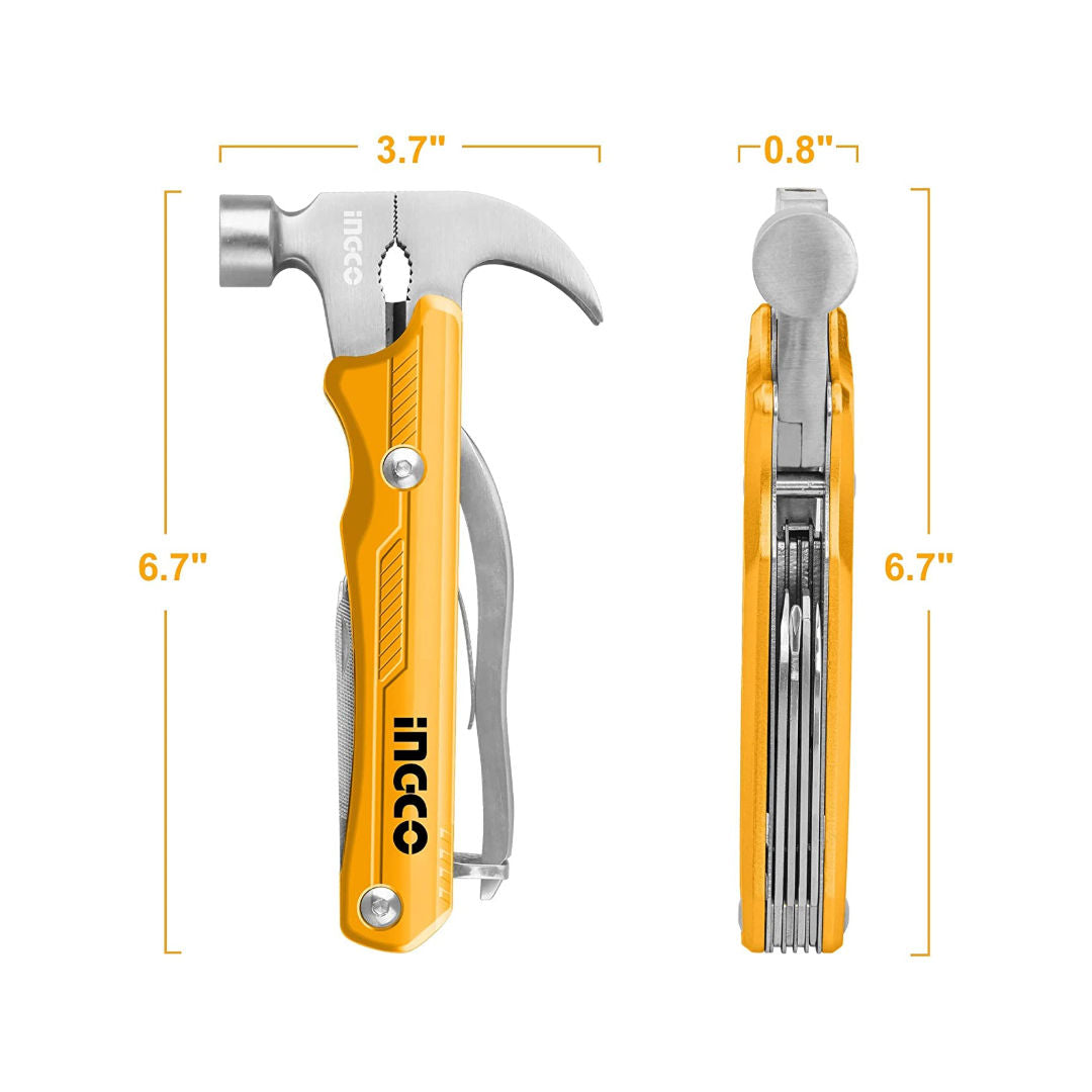INGCO Multi-Function Hammer, 12-In-1
