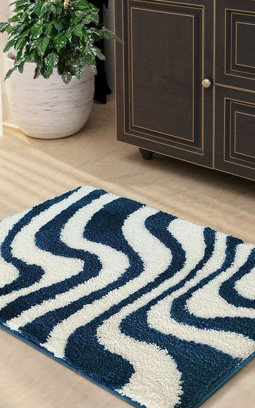AIESY® Beautiful Microfiber Non Slip Bath Mat for Bathroom