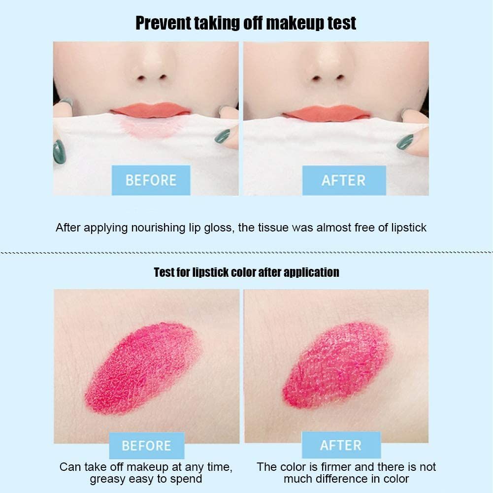 Lipstick Raincoat Non Stick Cup Lipgloss Waterproof Fixed Color Anti Fading Makeup Tool