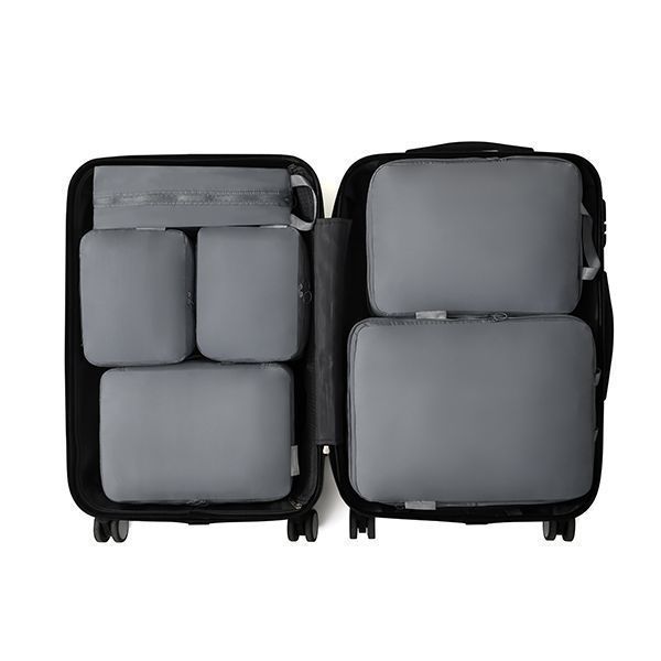 6pcs Travel Storage Bag Compression Packing Cubes Bag Organizer for Luggage