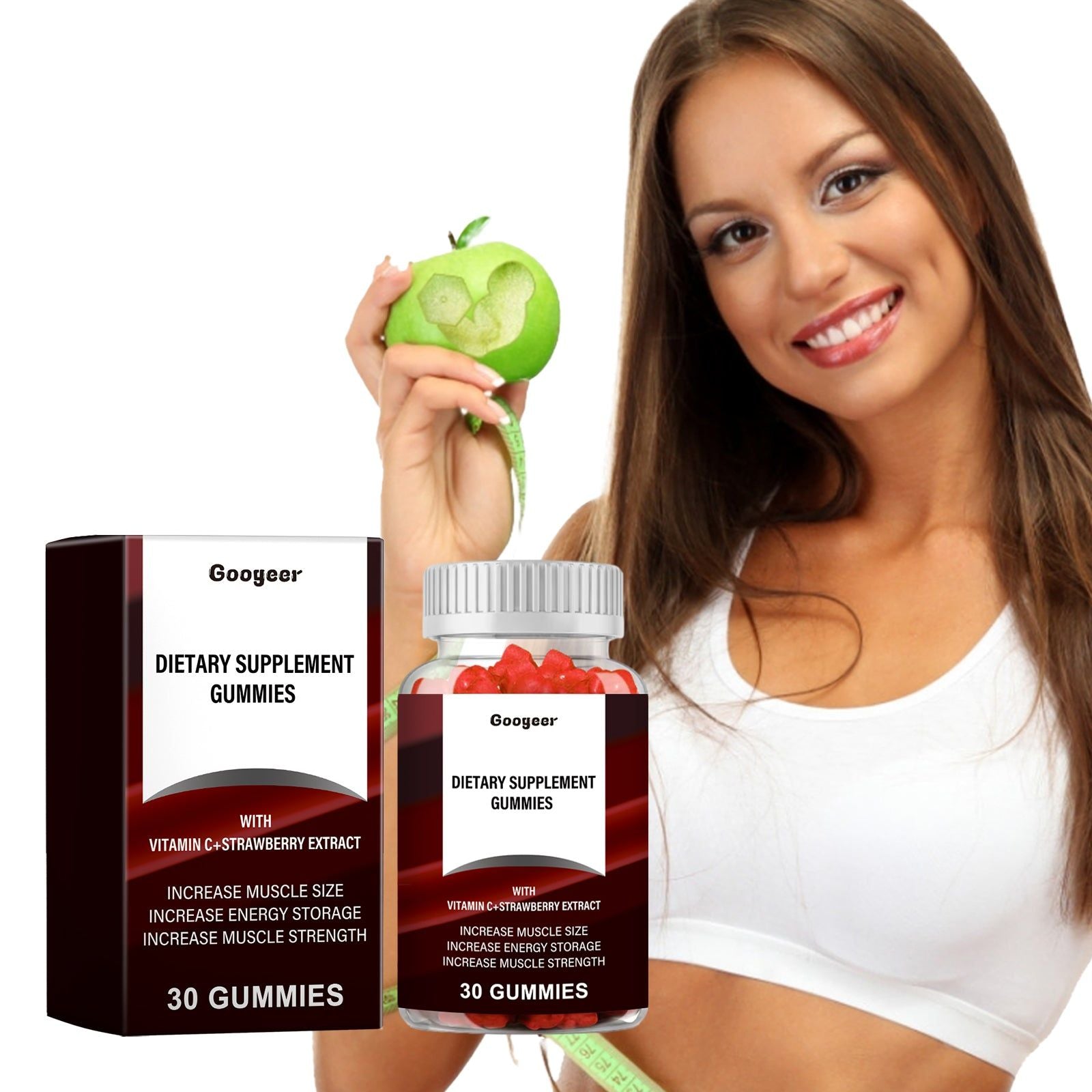 Boost Immunity with Gummy Body Care, Coffee Extract, Vitamin E, Easy to Take ,30 gummies