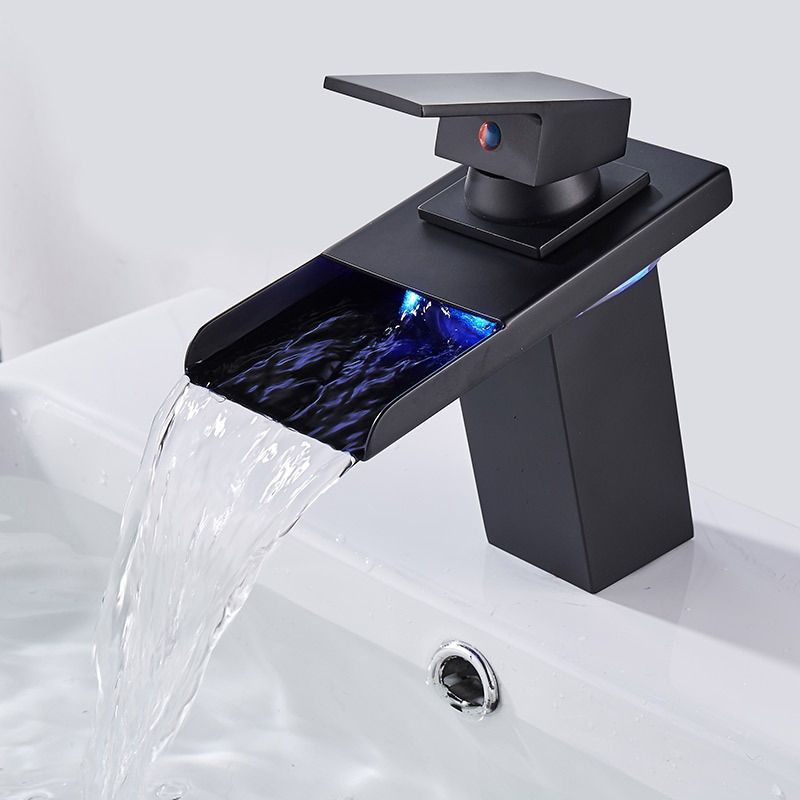 Hot & Cold Water Faucet Bathroom Waterfall Faucet