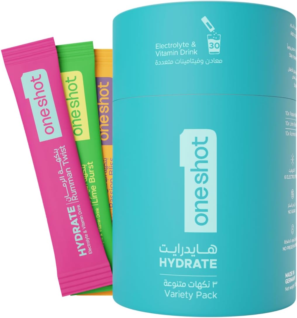 OneShot Hydrate (حزمة اكتشاف، 30 عصا) عصي ترطيب