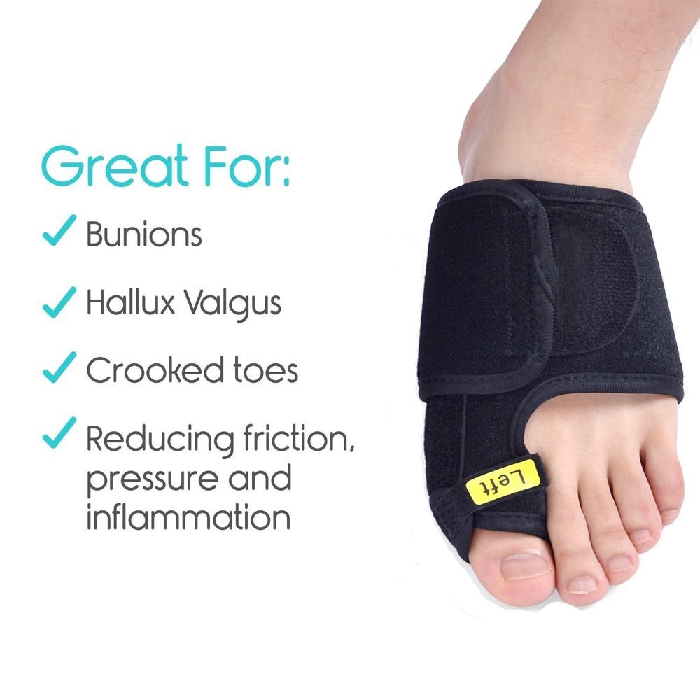 Bunion Corrector Splint Wrap Big Toe Straightener Support Pad Orthopedic Foot Care Protector