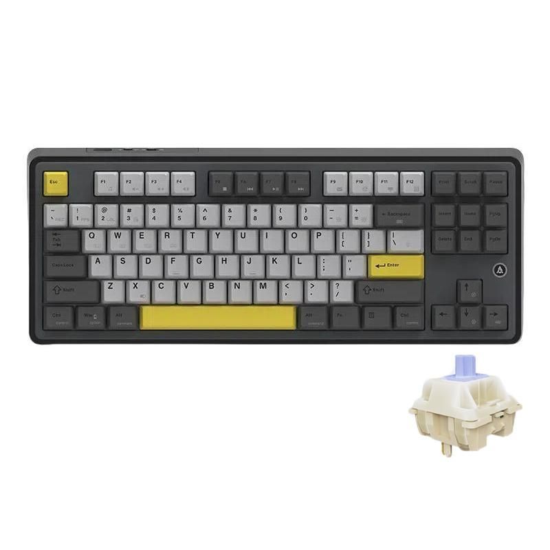 Ajazz AK870 RGB Keyboard Gift Axis Black