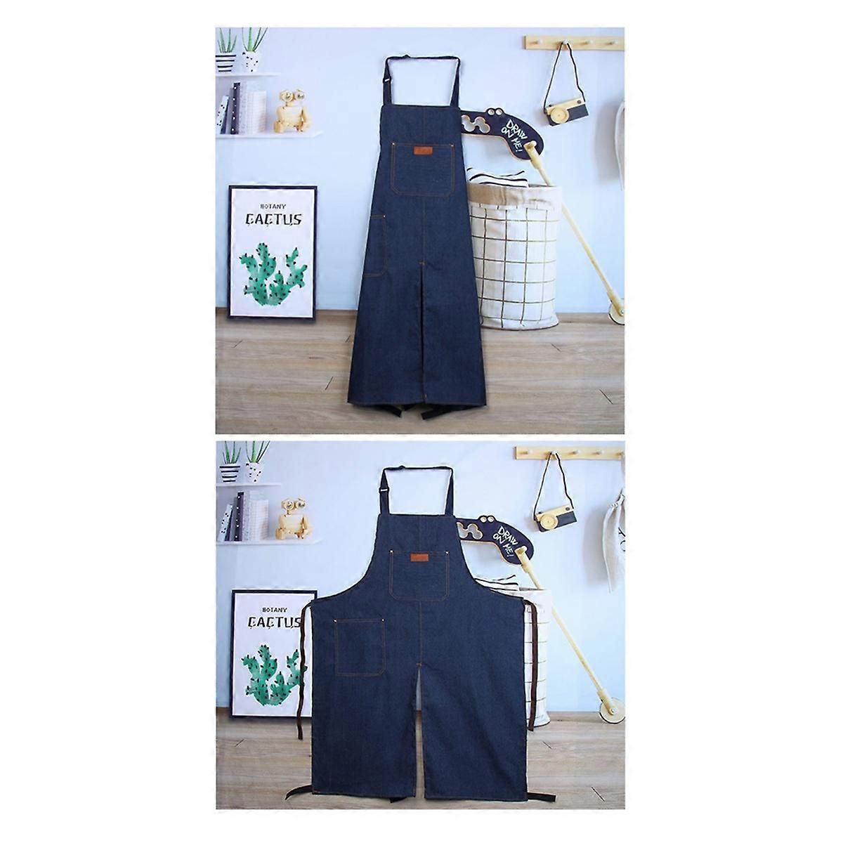 Split Leg Pottery Apron DIY Ceramic Sculpture Mud-retaining Overalls