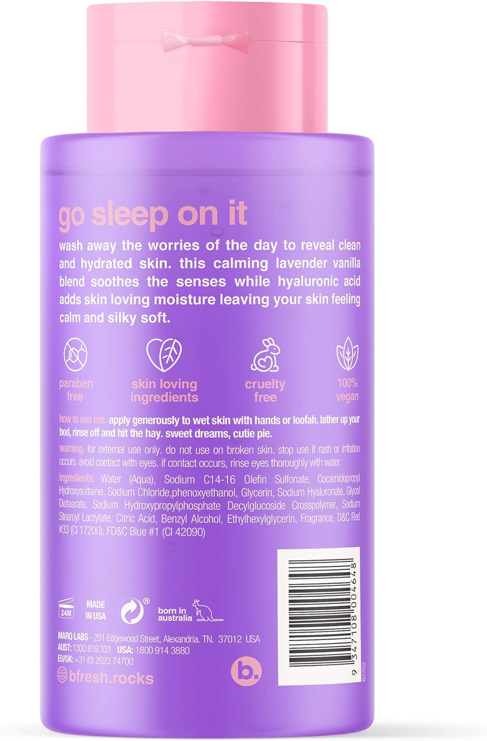 Bfresh Calming Body Wash 473Ml 04648