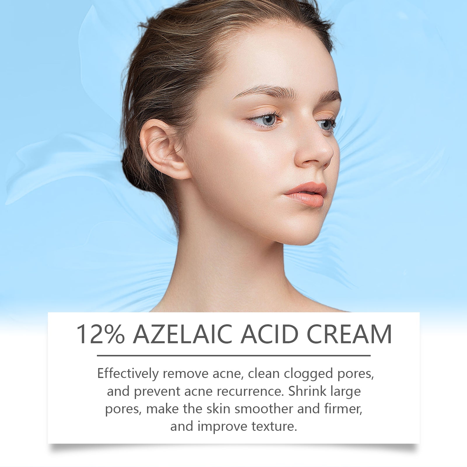 Azelaic Acid Facial Care Cream, Acne & Oil Control, Gentle Hydrating, Clear Skin ,30ml