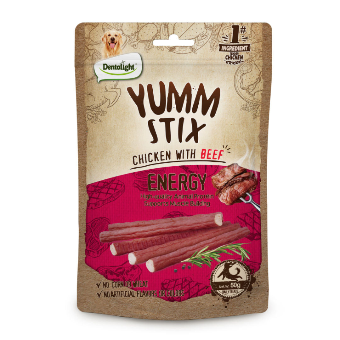 Dentalight Yumm Stix Dog Treat, 50gm