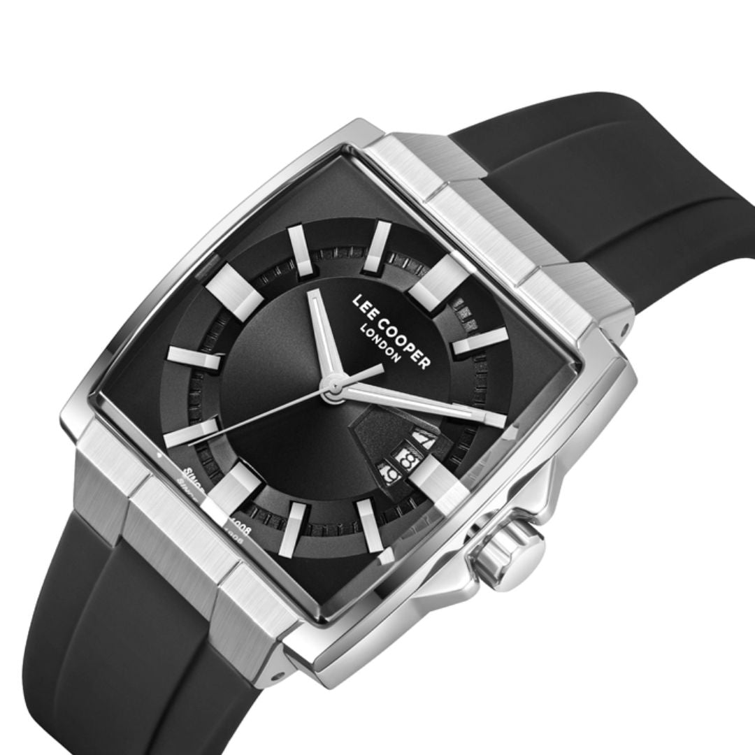 Lee Cooper Men's Silicone Strap Watch, LC08349 Series