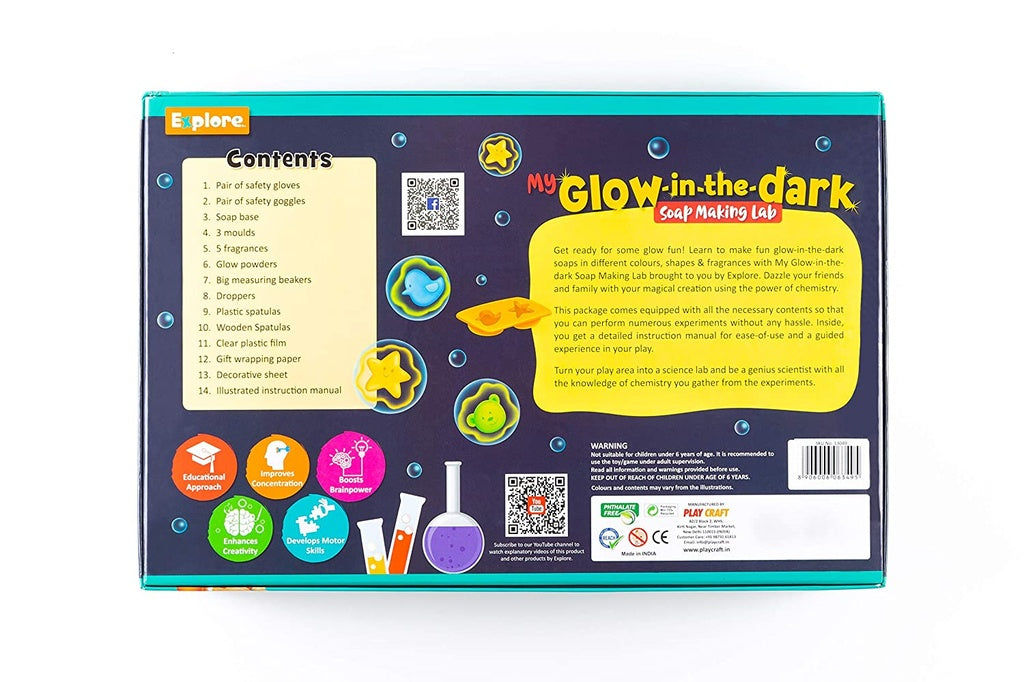 My Glow In The Dark Soap Making Lab - Explore