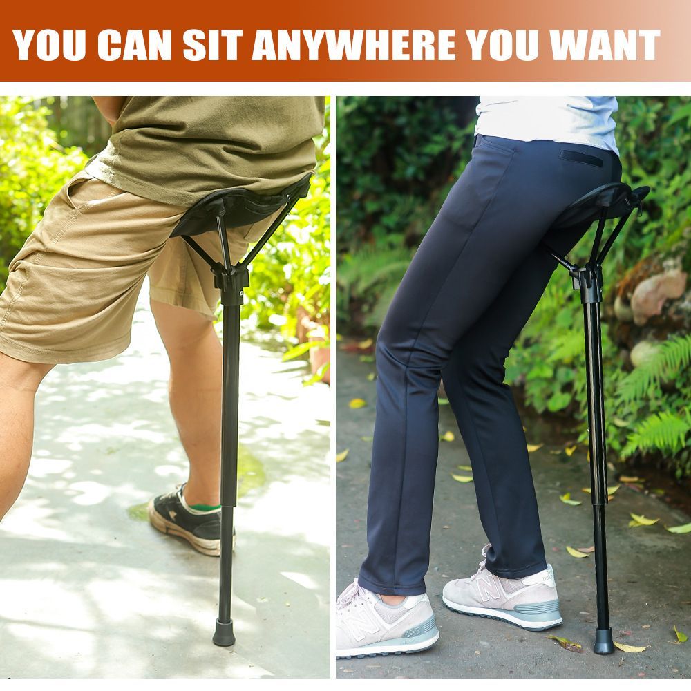 Portable Stool Height Adjustable Seat Retractable Outdoor Fishing Chair With 3 Gear