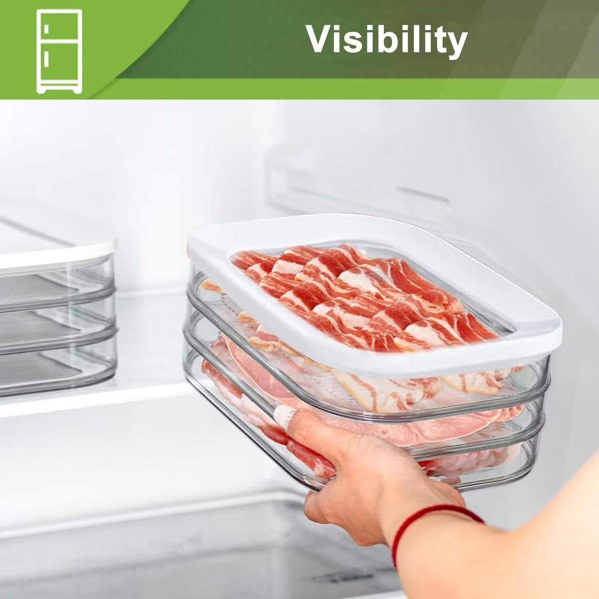 Stackable Deli Meat Storage Container