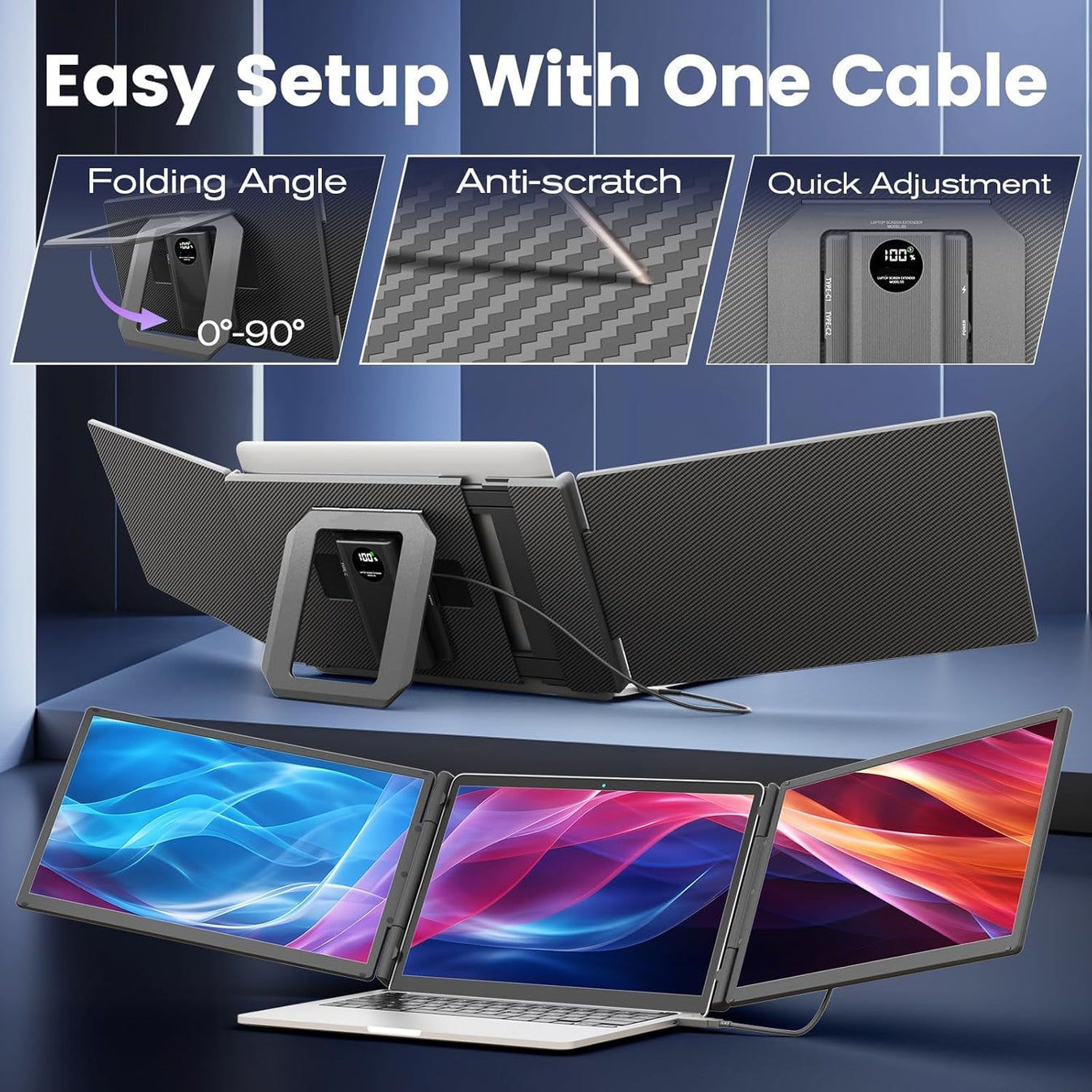 V2com Laptop Portable Monitor S5pro 15.6inch