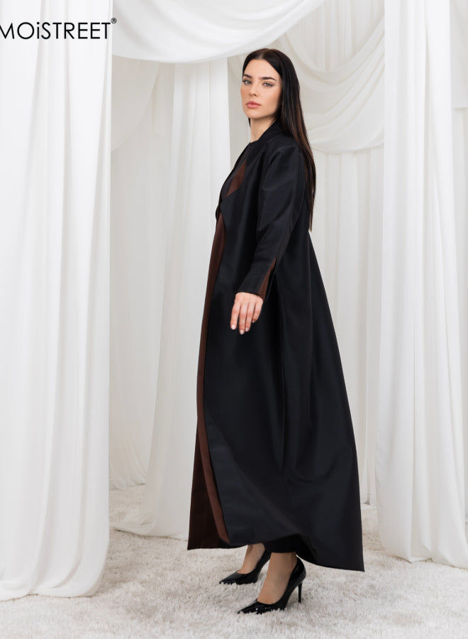 MOiSTREET Bridal Satin  Abaya