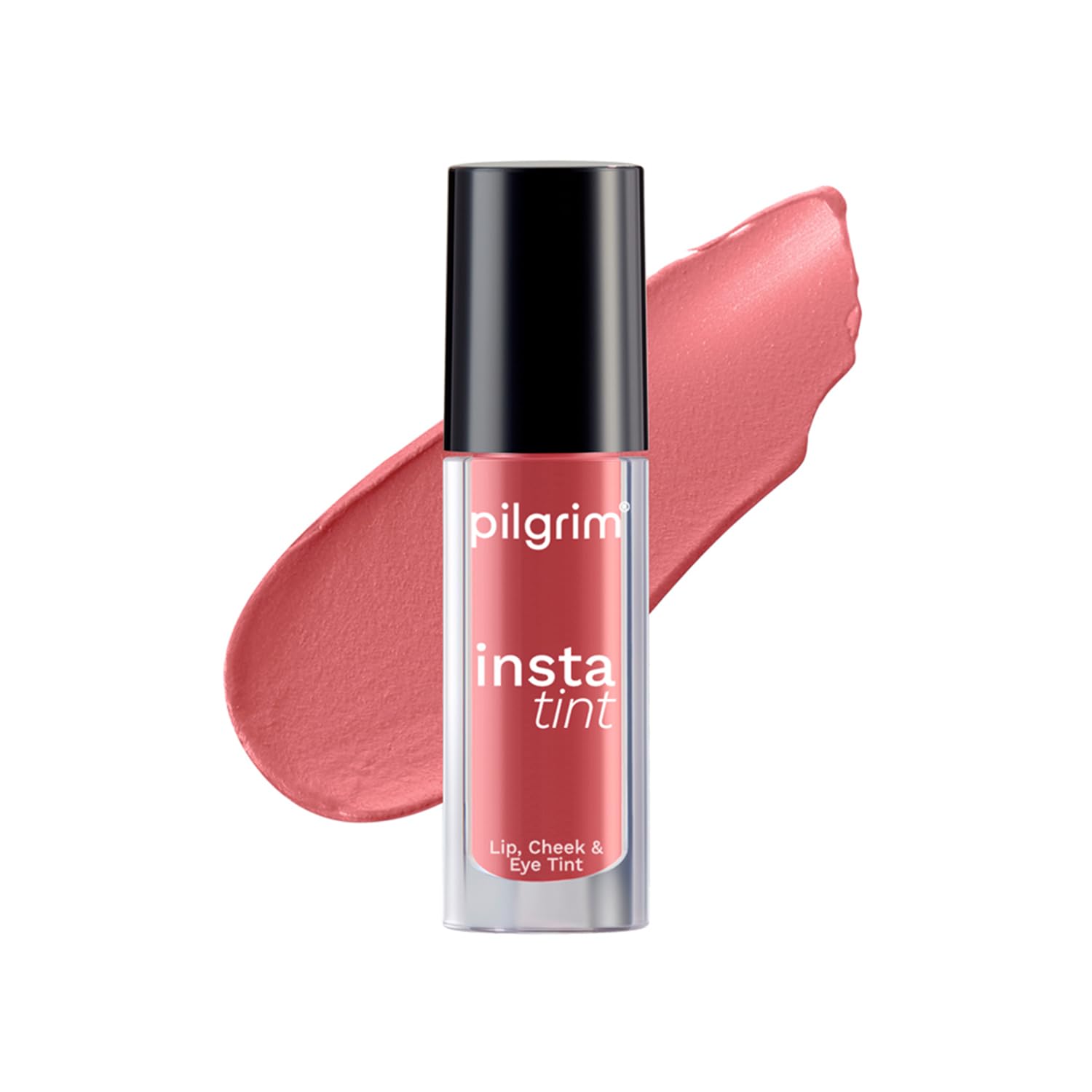 Pilgrim 3 In 1 Lip-Cheek And Eye Tint Cream- Blends Easily 2.5Gm (Pink Filter-01)
