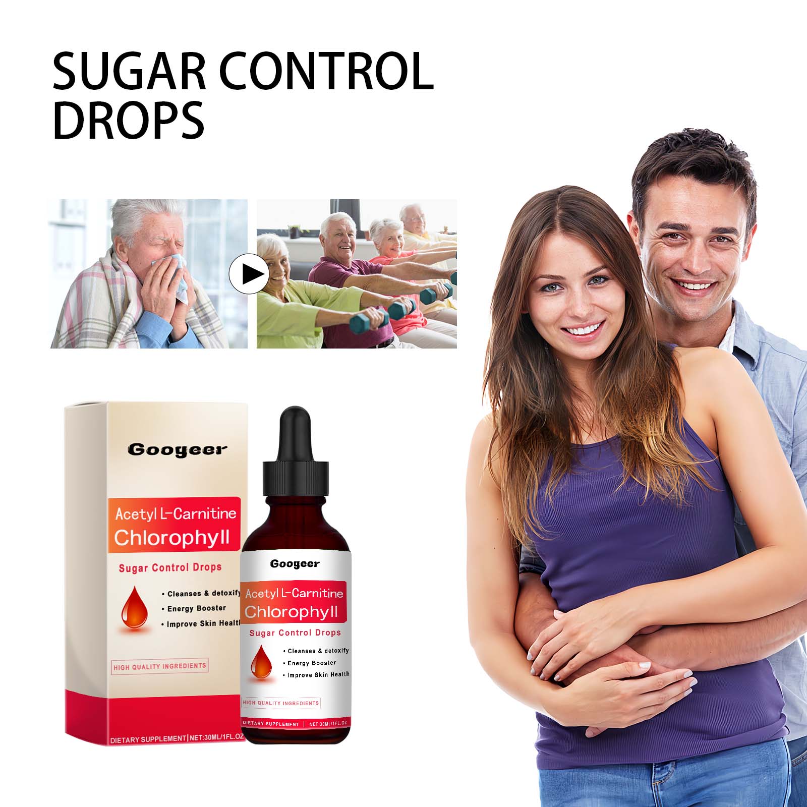 Boost Your Body Care, Control Blood Sugar, Improve Circulation with Drops ,30ml