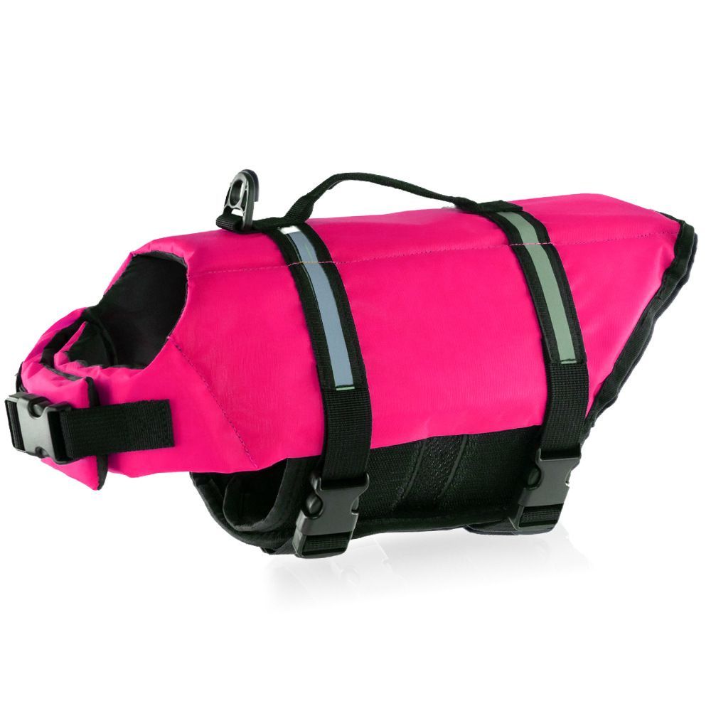 Dog Life Vest Dog Adjustable Life Jacket Safety Lifesaver with Handle for Small Medium Large Dogs