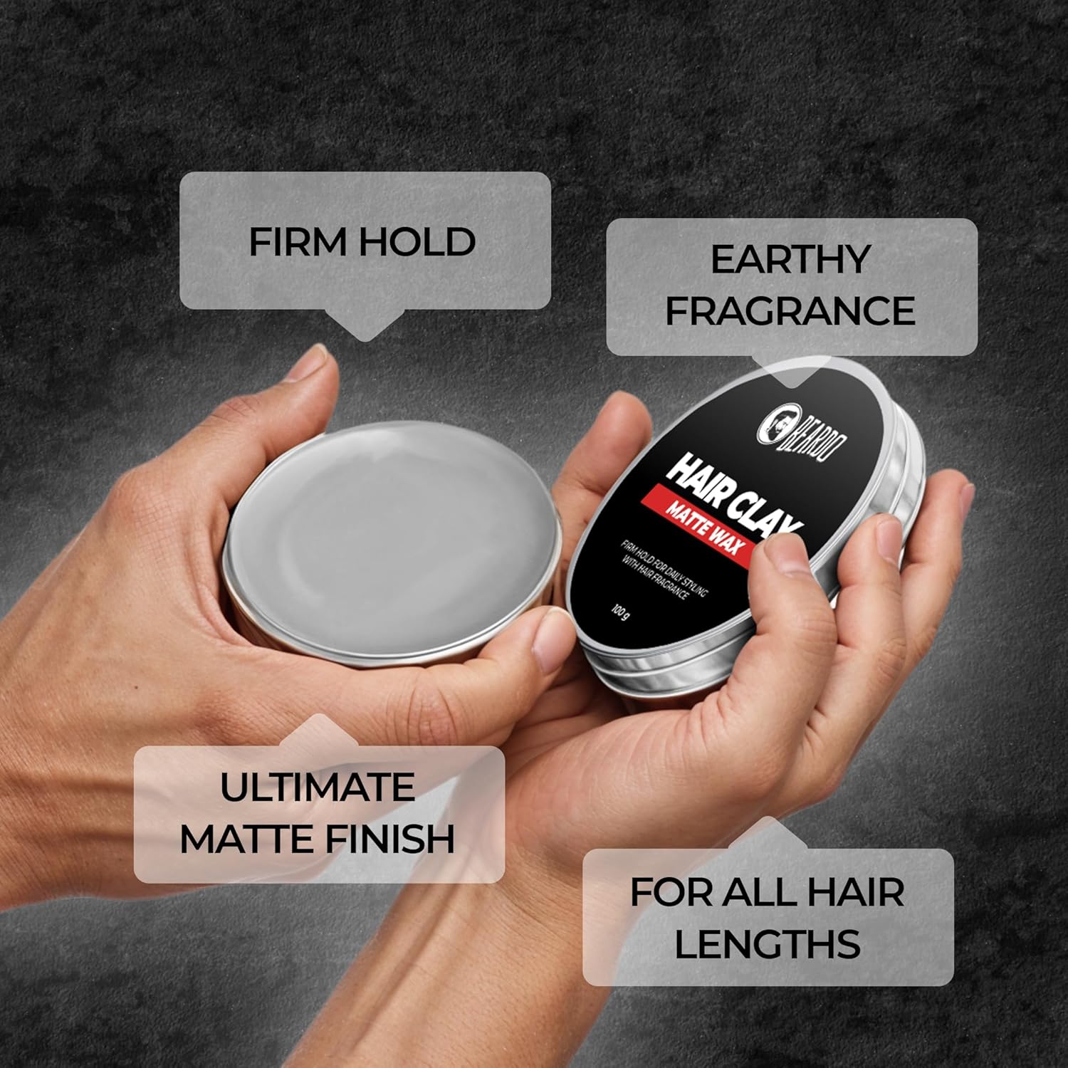 شمع الطين Beardo Strong Hold 100 جرام