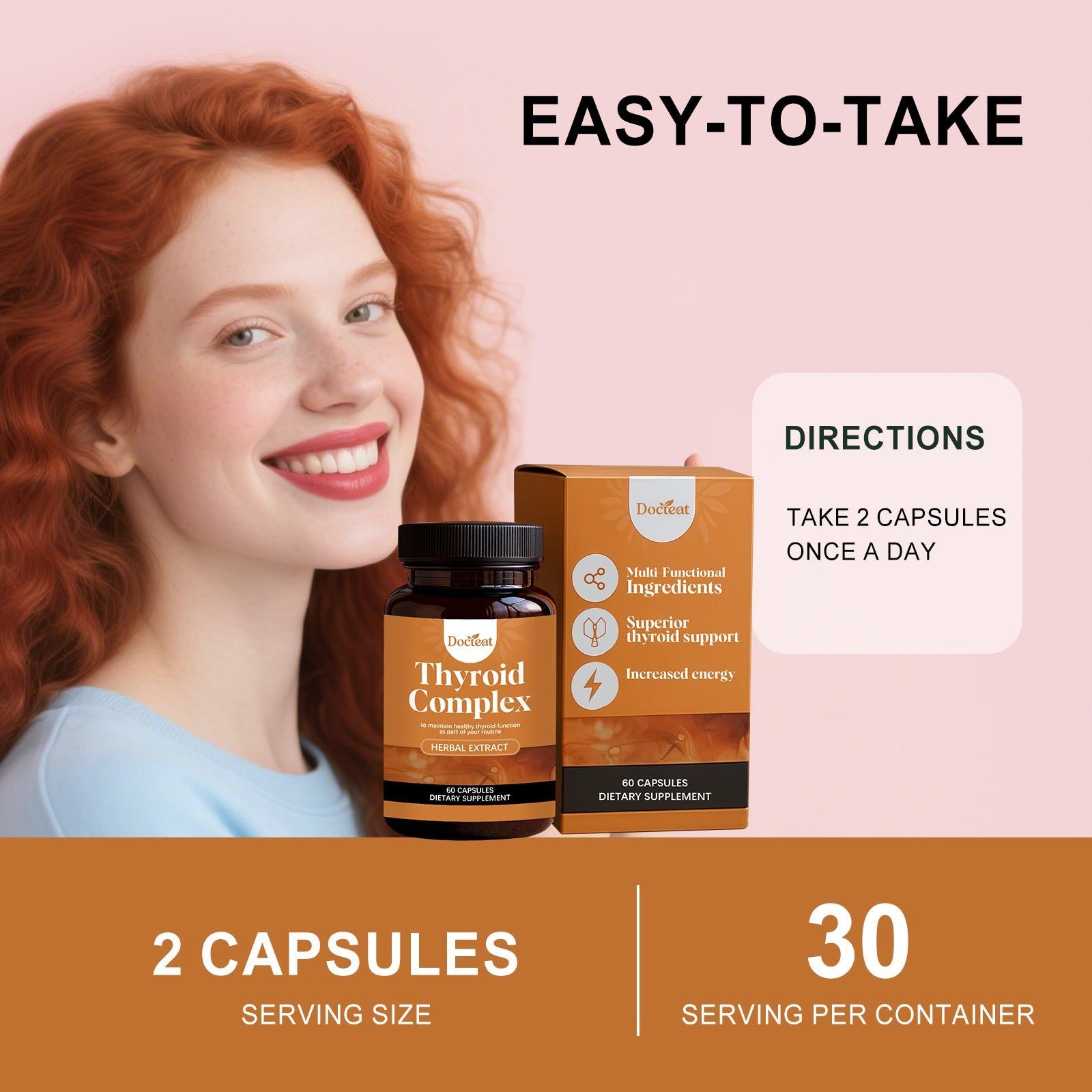 Boost Your Body Care, Daily Vitality, Selenium Zinc Support Capsules ,60 capsules