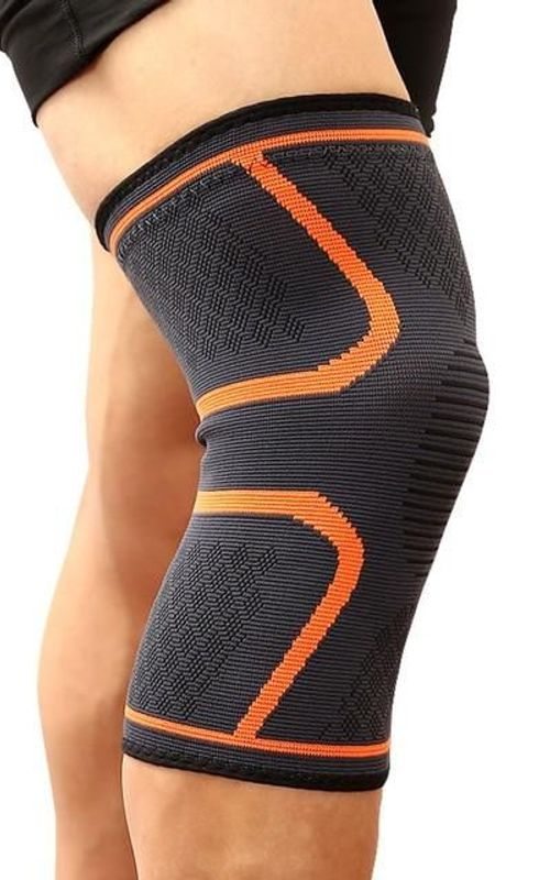 2 Pack Knee Brace Compression Sleeve Support For Men Running Riding Silicone Antiskid Knee